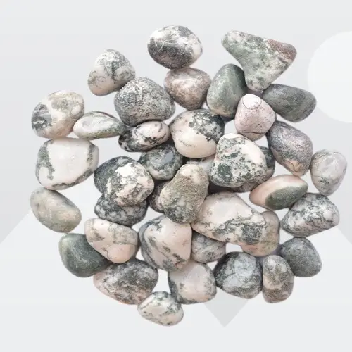 Natural crystal wholesale Bulk Tree Agate Polished Pebbles stone super Quality 25 to 35 mm