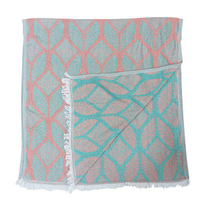 Serviette Jacquard 4 pièces, serviette de style hamac turc, tissée, 100% coton, vente en gros, 100x180cm - Product Image 6