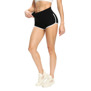 Haute vente meilleur prix vêtements de fitness pour femmes shorts de couleur noire shorts de bain décontractés pour femmes - Product Image 1