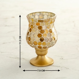 Established Design Best Theme Métal et Verre Mini bougeoir en mosaïque votif pour la décoration à tous les endroits - Product Image 2