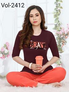 ชุดนอนผู้หญิงใหม่2023,เซ็ตชุดนอนผู้หญิงชุดเสื้อกางเกงนอนแม่ชุดนอนผู้หญิงฤดูใบไม้ผลิชุดใส่อยู่บ้าน - Product Image 5