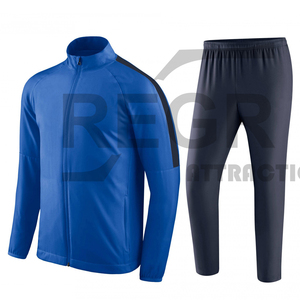 Wholesale OEM Fitted Sweatsuit Tracksuit Zipper Hoodies <b>Jogging</b> Men Jogger Track Suit - Product Image 4