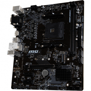 Placa base para juegos <span class=keywords><strong>MSI</strong></span> PRO B450M de segunda mano con conector AM4 AMD <span class=keywords><strong>B450</strong></span> SATA 6 Gb/s Micro ATX AMD - Product Image 3