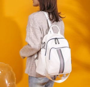 leather <b>small</b> MINI lady <b>backpack</b> set for girl - Product Image 4