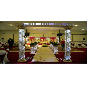 Puerta de bienvenida de cristal de fibra tallada para boda Puerta de bienvenida de boda india Puerta de entrada de último estilo Australia - Product Image 1