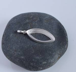 925 <b>Solid</b> <b>Silver</b> Pendant Bezel Cup Blank Setting 12X24 MM Marquise Shape Collet Charm Best Wholesaler Fine Jewelry Accessories - Product Image 1