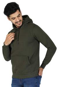 100% High Quality Cotton Oversize Plain Sweatshirt Custom Logo Unisex <b>Men's</b> <b>Hoodies</b> Winter Wholesale - Product Image 2