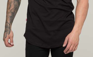 T-shirt en coton pour hommes avec logo imprimé sur mesure - Product Image 4