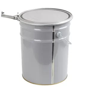 批发20l桶金属桶带铁箍金属桶用于油漆