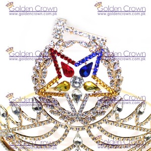 Freemason Masonic oes มงกุฎทอง matron ด้วย rhinestones, oes Crown | ผู้จำหน่าย Masonic CROWN - Product Image 2