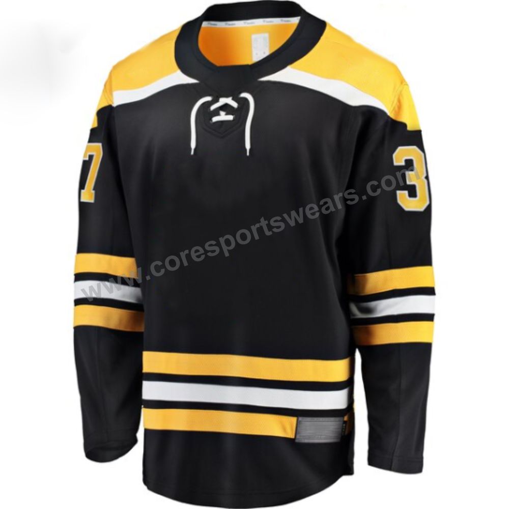 Золотистый, черно-белый дизайн, хоккейная Майка с шайбой, красивый дизайн Coresportswears с лучшим качеством ткани