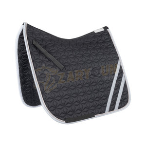 Almohadillas de sillín de doma inglesa de tela satinada personalizada de alta calidad para uso de equitación inglesa para almohadillas de sillín inglés - Product Image 3