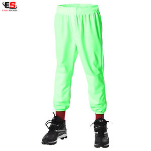 Pantalon de baseball solide multicolore en coton de haute qualité OEM pour hommes Taille élastique Style de base - Product Image 3
