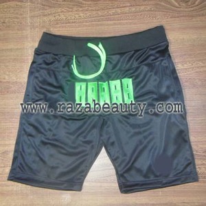 Chándal de nailon ligero con cremallera personalizado para hombre, conjunto de dos piezas de pantalones cortos de poliéster de verano holgados en blanco - Product Image 5