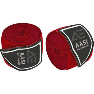 AASI ENTERPRISES Bandages de boxe élastiques en coton pour arts martiaux (MMA/Kickboxing/Muay Thai) - Paire unisexe toutes tailles - Product Image 3