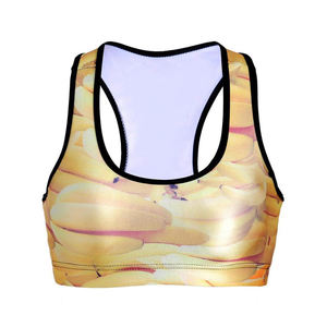 Sujetador deportivo de secado rápido transpirable Reversible de alta calidad para mujer, conjunto ligero de gimnasio de Yoga, tallas grandes, precio al por mayor impreso - Product Image 3