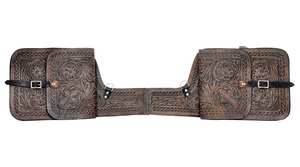 Bolsas de sillín de salto de cuero genuino de alta calidad Y & Z, bolsa de sillín ecuestre con herramientas manuales para montar a caballo - Product Image 3