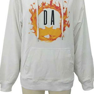 Sweat à Capuche Graphique Décontracté pour Homme à Manches Longues Vêtements d'Automne/Hiver du Bangladesh Motif Imprimé Teint Uni - Product Image 6