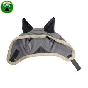 Équipement équestre, masque anti-mouches pour chevaux en PVC avec oreilles - Product Image 2