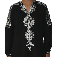 Kaftan brodé de créateur, burqa, abaya pour femmes, tissu écologique en bambou/coton/polyester, noir, poches, toutes les couleurs et tailles
