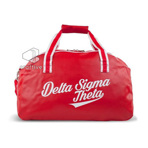 Delta Sigma Theta de cuero bolsas de lona - Product Image 3
