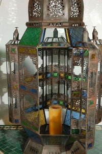 Haute qualité personnalisé marocain Vintage mauresque verre lanterne à la main nouveau pour les décorations de mariage de noël - Product Image 6