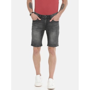 Pantalon en jean court en coton de couleur unie décontracté d'été respirant de meilleure qualité pour hommes du Bangladesh - Product Image 4
