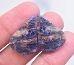 Cabujones de colores azules, varios colores, naturales - Product Image 1