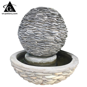 Modern Eco-Friendly Stacked Concrete <b>Planters</b> in Grey/Black/<b>White</b> Set of 2/3 for Indoor/Outdoor Garden Use - Product Image 2