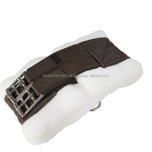 Circonférence en nylon PP à double couche en vison durable avec double élastique réglable et boucle de fer Produits pour chevaux fabriqués en Inde - Product Image 2