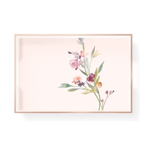 Plateau rond en laque MDF pour service de nourriture et organisateur d'ustensiles de cuisine à domicile - Product Image 6