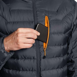 Chaqueta Acolchada Larga para Hombre para Clima Frío, Chaqueta Impermeable con Forro Cálido - Product Image 4