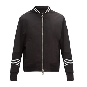 Chaqueta Bomber Clásica para Hombre, Estilo Urbano, Cuello Alto, Cierre de Cremallera, Técnica Lavada, Servicio OEM, Reversible, Resistente al Viento - Product Image 1