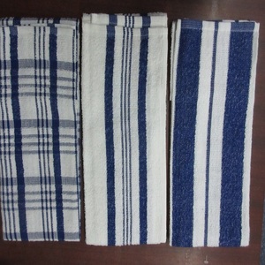 100% torchons gaufrés en coton biologique GOTS certifiés Floral imprimé cuisine essuie-mains blanc sans rétrécissement résistance à la déchirure - Product Image 6