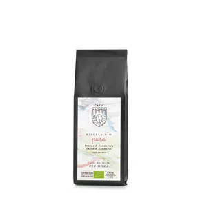 उच्च गुणवत्ता वाले जैविक जमीन कॉफी 250g बैग, ताजा और खुशबूदार, फिल्टर और Moka-मूल्यवान कार्बनिक मिश्रण-M'Ama जैव पुरा