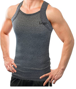 Débardeur de Style pour hommes, en 95% coton Spandex, de haute qualité et confortable, coupé carré, 5% - Product Image 5