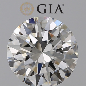 0.50ct RONDE COUPE BRILLANTE CERTIFIÉE GIA NON AMÉLIORÉE LOODE DIAMANT CLARITÉ VVS2 AVEC TRÈS BON COUPE À PRIX ABORDABLE - Product Image 1
