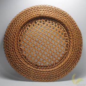 จานเครื่องชาร์จหวายสีแบบกำหนดเอง,จานชาร์จของตกแต่งงานแต่งงานผลิตในเวียดนามพร้อมส่ง - Product Image 3