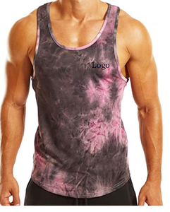 Débardeur de teinture pour hommes, bonne qualité et confortable, débardeur de musculation, salle de sport, musculation, sans manches, séchage rapide - Product Image 2