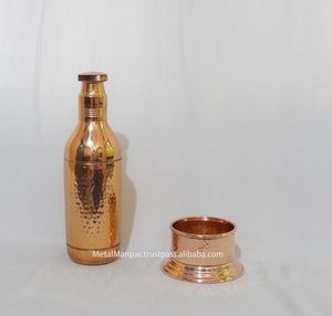 Bouteille à champagne en cuivre de qualité supérieure, accessoires de bar, style élégant, bouteille à champagne en cuivre pour la maison et la cuisine - Product Image 2