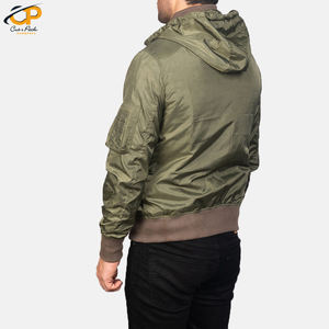 เสื้อแจ็คเก็ตเบสบอลฮิปฮอปสำหรับผู้ชาย,เสื้อบอมเบอร์แบบสั่งทำ - Product Image 2