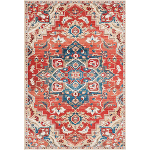 Nueva alfombra moderna Lavable a mano impresa para área grande alfombras sala de estar alfombras de algodón Dhurrie 5x7ft - Product Image 3