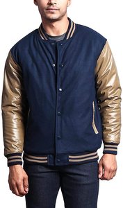 Chaqueta de béisbol Letterman para hombre 2025, chaqueta de béisbol de diseño personalizado para hombre - Product Image 5