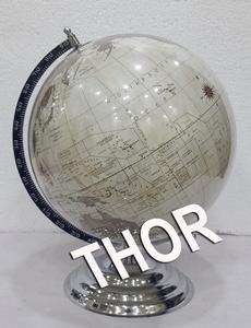 Globe de Table étoilée de dessin animé pour enfants, avec carte du monde privée, Base en acier, pour vernis chromé, décoration multi-bol, pour bureau et maison - Product Image 2