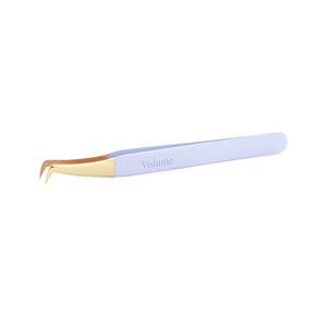 Anti-Magnetic Stainless Steel Made Swiss Quality 90 Degree Tweezer for Volume Lashes - Product Image 1