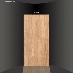 Diseño clásico moderno 60x120cm Azulejo de piso de porcelana de cerámica gris esmaltado Baño Acabado brillante Paredes interiores de 5mm Exteriores - Product Image 4