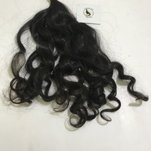 Extensiones de cabello humano virgen natural, mechones de pelo rizado de Vietnam sin procesar, Original - Product Image 2