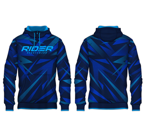 Polyester/Cotton Custom Made Team Fleece Zipper-Up <b>Hoodie</b> Oversized Casual Fit Solid Embroidered Washed Puff Techniques Heavy - Product Image 5