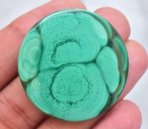 Cabochon de pierres précieuses Malachite, de haute qualité, ample, taille annuelle, pour bijoux, en vrac - Product Image 3