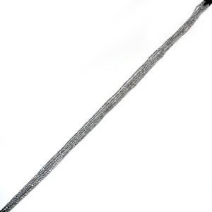 Ishu Gems - Hilo de Cuentas Redondas Facetadas de Labradorita Natural de 8 Quilates, 12.6 Pulgadas, 2 mm, Color Azul, Modelo Hecho a Mano NJ42 MG - Product Image 2